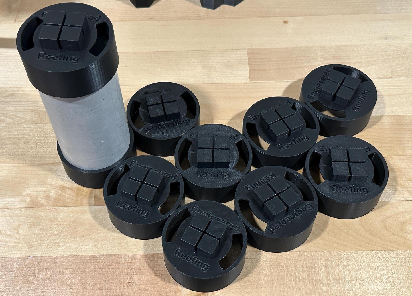 Coral frag rack legs for egg crate - for 2” and 1” pvc