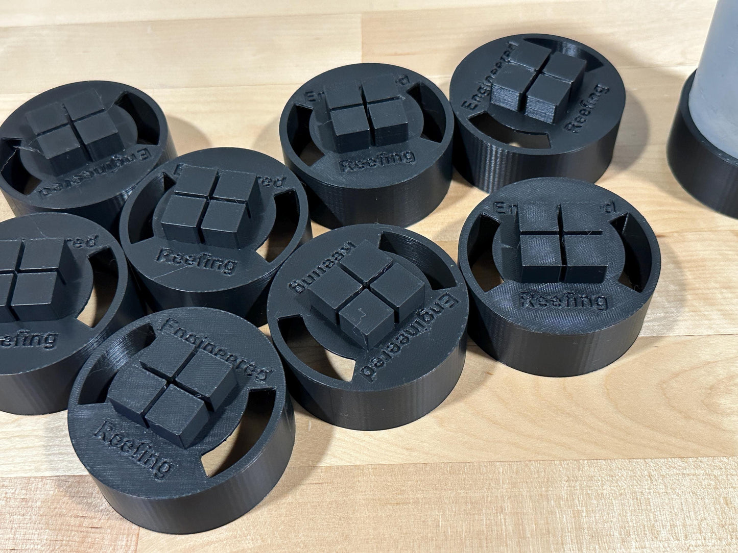Coral frag rack legs for egg crate - for 2” and 1” pvc