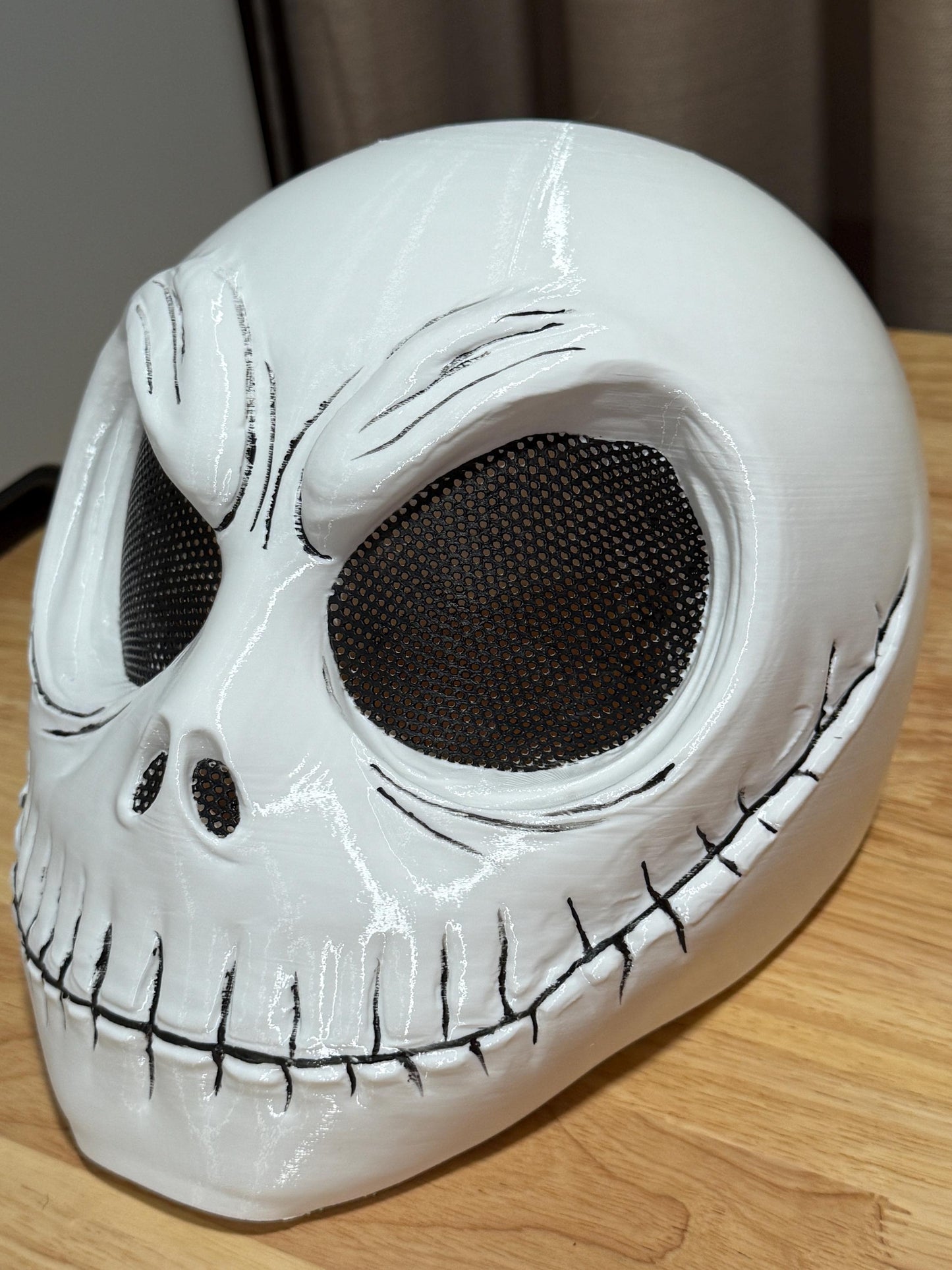 Jack Skellington Pumpkin King mask helmet cosplay - Nightmare Before Christmas
