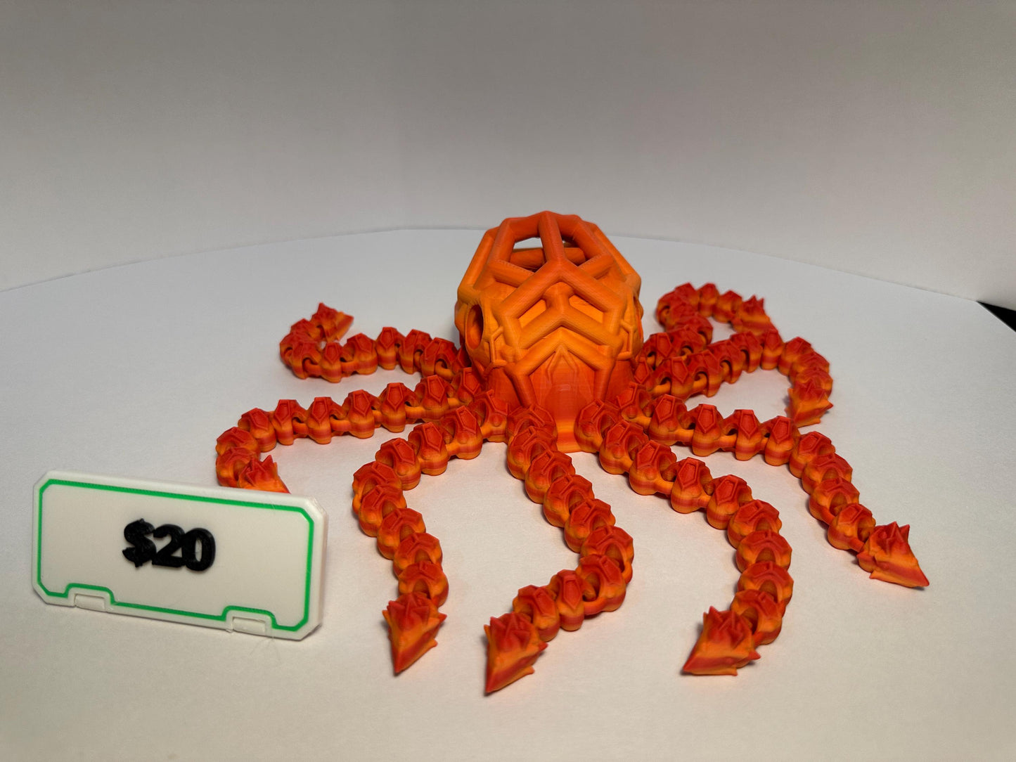 3d printed articulated flexi octopus creature