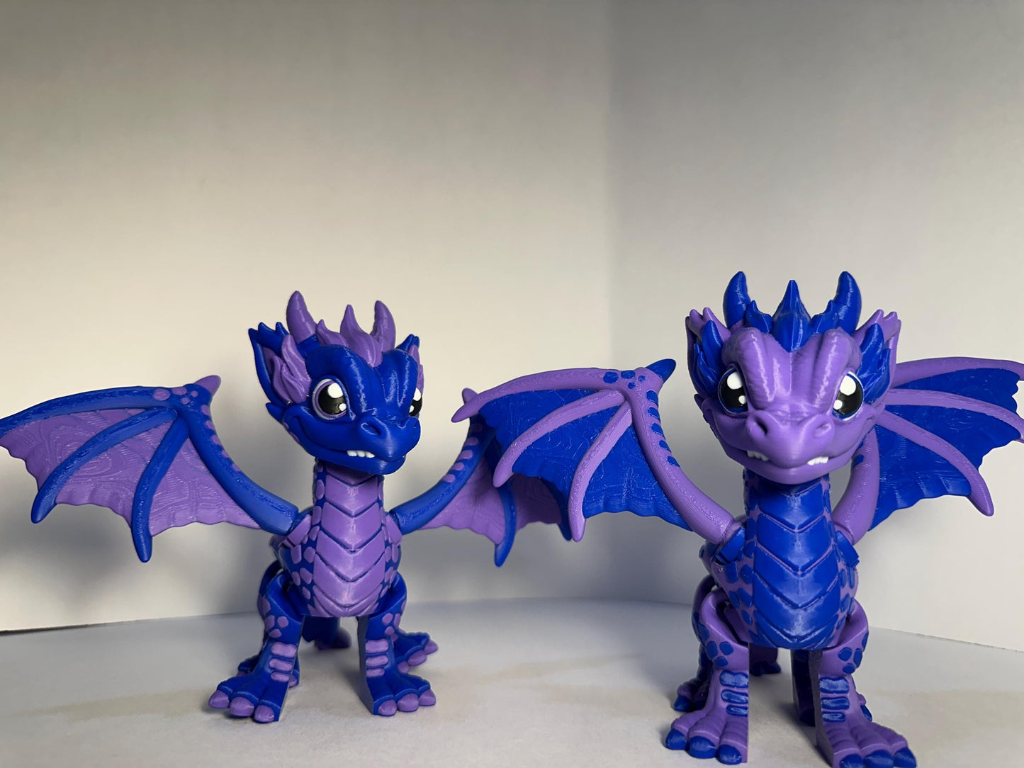 3d Printed Western Flexi Dragon Cartoon Stylized